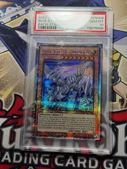 Yugioh PSA 10 Blue-Eyes Jet Dragon BACH-EN004 Starlight Rare 1st Edition - Image 2