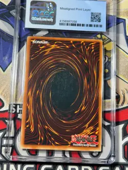 Yugioh CGC 9 Storm Shooter CDIP-EN032 1st Edition Ultimate Rare Error Foil Shift - Image 5