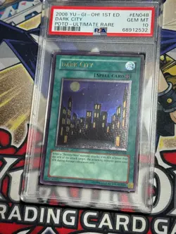 Yugioh PSA 10 Dark City POTD-EN048 1st Edition Ultimate Rare - Image 3