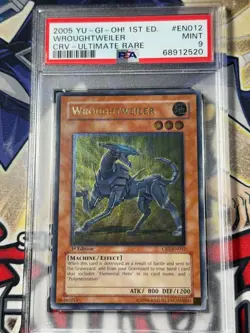 Yugioh PSA 9 Wroughtweiler CRV-EN012 1st Edition Ultimate Rare - Image 1