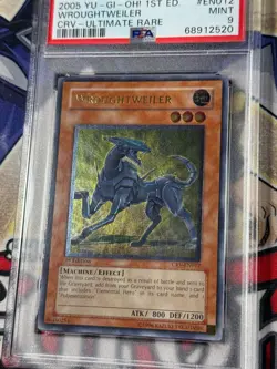 Yugioh PSA 9 Wroughtweiler CRV-EN012 1st Edition Ultimate Rare - Image 3