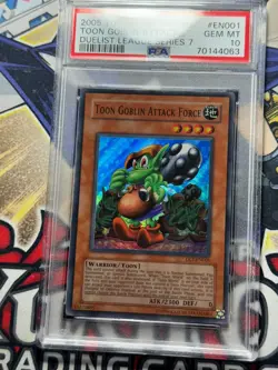 Yugioh PSA 10 Toon Goblin Attack Force DL7-EN001 Super Rare - Image 2