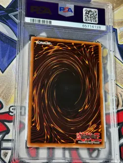 Yugioh PSA 9 Blue-Eyes White Dragon LOB-EN001 'EN' 2004 Secret Rare - Image 3