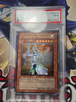 Yugioh PSA 9 Cybernetic Magician CRV-EN016 1st Edition Ultimate Rare - Image 2