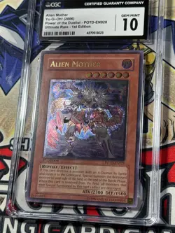 Yugioh CGC 10 Alien Mother POTD-EN028 1st Edition Ultimate Rare - Image 3