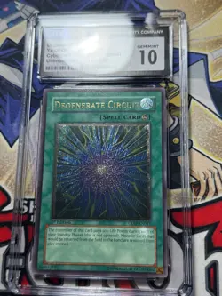 Yugioh CGC 10 Degenerate Circuit CDIP-EN047 1st Edition Ultimate Rare - Image 2