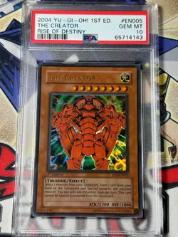 Yugioh PSA 10 The Creator RDS-EN005 1st Edition Ultra Rare - Image 1