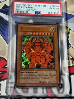 Yugioh PSA 10 The Creator RDS-EN005 1st Edition Ultra Rare - Image 2