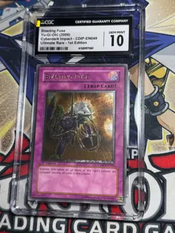 Yugioh CGC 10 Blasting Fuse CDIP-EN049 1st Edition Ultimate Rare - Image 3