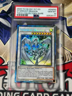 Yugioh PSA 10 Stardust Dragon TOCH-EN050 1st Edition Collectors Rare - Image 1