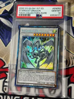 Yugioh PSA 10 Stardust Dragon TOCH-EN050 1st Edition Collectors Rare - Image 2