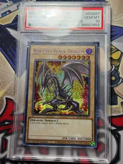 Yugioh PSA 10 Red-Eyes Black Dragon MP22-EN267 Prismatic Secret 1st Edition - Image 2