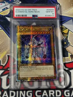 Yugioh PSA 10 Elemental Hero Neos TN23-EN006 Limited Edition QCSR - Image 2