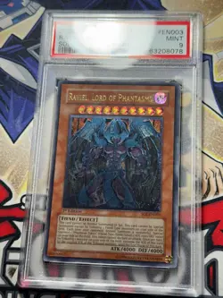 Yugioh PSA 9 Raviel, Lord of Phantasms SOI-EN003 1st Edition Ultimate Rare - Image 3