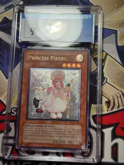 Yugioh CGC 9 Princess Pikeru SOI-EN027 Ultimate Rare Unlimited Clean Card - Image 2
