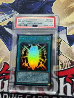 Yugioh PSA 10 Ancient Chant MZMI-EN069 Collectors Rare 1st Edition - Image 2