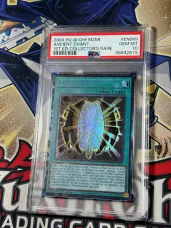 Yugioh PSA 10 Ancient Chant MZMI-EN069 Collectors Rare 1st Edition - Image 3