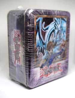 G1N 2003 YuGiOh Blue Eyes White Dragon Collectible Tin SEALED Boosters Vintage - Image 4