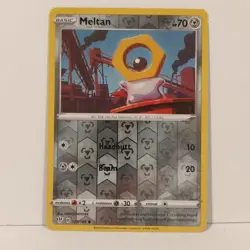 Meltan 129/189 Pokemon Trading Card Common Reverse Holo Darkness Abla Near Mint - Image 1