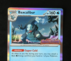 Pokemon Card TCG - Baxcalibur SVP 019 - Paldea Evolved Stamped Promo - NM ⭐ - Image 2