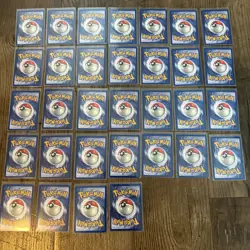 Complete Pokemon Fossil common/uncommon set (31-62) NM/LP + Card Guard binder - Image 2