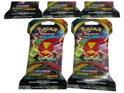 Pokemon Sword & Shield Darkness Ablaze Trading Card Game 5-Pack Booster Set - Image 2