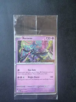 Xerneas Mega Evolutions Stamped Promo Holofoil 064/132 Cosmos Holo Promo Card - Image 1