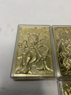 SET OF 6 1999 Pokemon Burger King 23K Gold Plated Pokemon Cards - Image 2