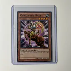 Chiron the Mage BP02-EN034 Mosaic Rare 1st Edition Yu-Gi-Oh Card LP-MP - Image 1