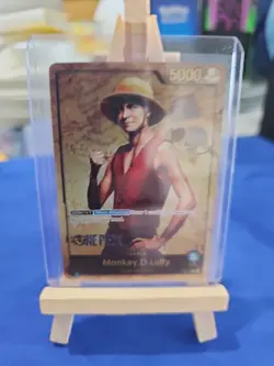 Monkey D Luffy P-047 Leader ( Promo ) Premium Card Live Action Edition ONE PIECE - Image 2