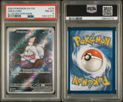 Pokemon TCG Greavard 214/198 Scarlet & Violet Base Illustration Rare Card Psa 8 - Image 3