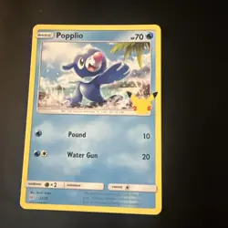 1x Popplio 23/25 McDonald's Promos 2021 Pokemon TCG Card NM - Image 2