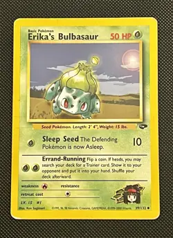 Pokemon TCG Erika's Bulbasaur Gym Challenge 39/132 Unlimited Regular Card - Image 1
