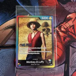 One Piece TCG - Monkey D Luffy Promo Leader - English Sealed Pack - 2 Cards - Image 1