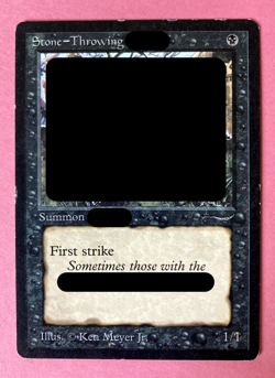 Magic The Gathering Arabian Nights Stone-Throwing MP/HP - Image 1