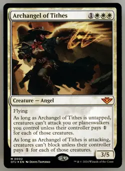 Archangel of Tithes Outlaws of Thunder Junction Foil - Image 1
