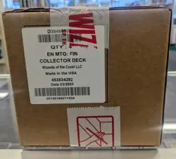 Magic the Gathering Final Fantasy Collector Commander Deck FULL SET CASE SEALED - Image 1