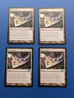 MTG Buried Ruin X4: Core Set 2012 #224 - NM - Image 1