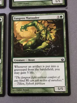 Fangren Marauder X4 Mirrodin Besieged NM Condition See Pics Front Back - Image 2
