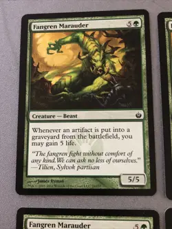 Fangren Marauder X4 Mirrodin Besieged NM Condition See Pics Front Back - Image 5