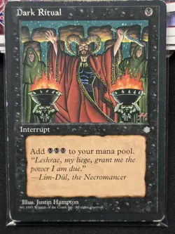 Dark Ritual #8 (MP) Ice Age ICE Magic MTG - Image 1