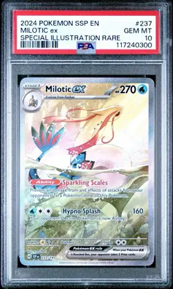 2024 Pokemon SSP Milotic ex Special Illustration Rare PSA 10 Gem Mint - Image 1
