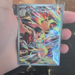 Ethan's Typhlosion 190/182 Sv10 Destined Rivals Holo Pokemon SIR Packed Fresh - Image 1