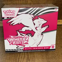 Pokemon White Flare Pokemon Center Exclusive ETB Elite Trainer Box Sealed New - Image 1