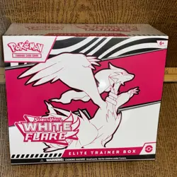 Pokemon White Flare Pokemon Center Exclusive ETB Elite Trainer Box Sealed New - Image 2