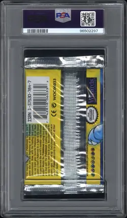 PSA 10 Gem Mint Pokemon 1999 Base Set Shadowless Booster Pack Blastoise Art - Image 2