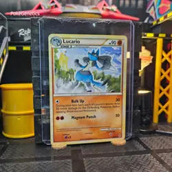 Lucario Unleashed Pokemon TCG 19/95 HeartGold & SoulSilver Rare - Image 3