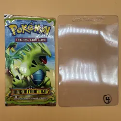 2006 Pokemon EX Dragon Frontiers - Tyranitar Art Booster Pack - Sealed 820650103902 - Image 1