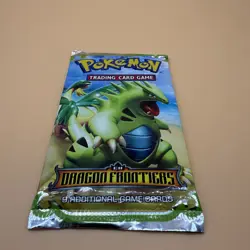2006 Pokemon EX Dragon Frontiers - Tyranitar Art Booster Pack - Sealed 820650103902 - Image 3