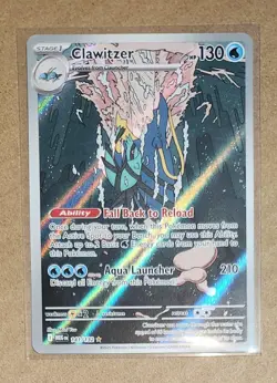 Pokemon TCG Mega Evolution: Clawitzer 141/132 Illustration Rare - Image 1